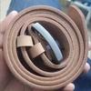Long Genuine Leather Belt Zinc Zinc Alloy Jeans Waistband Adjustable Men Wide Belt  Ornament