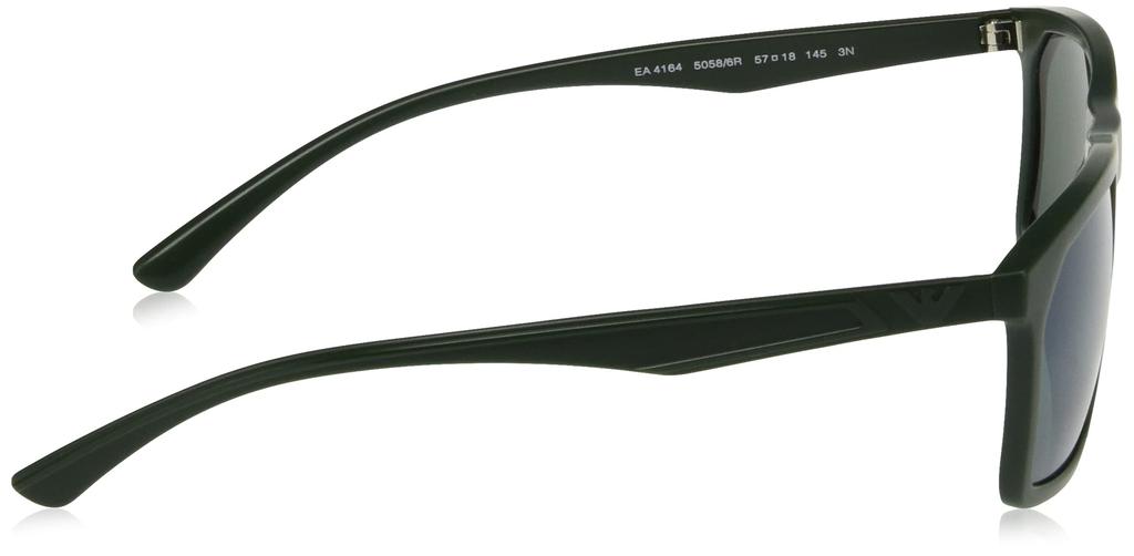 Солнцезащитные очки EA4164 MATTE GREEN MIRROR PETROL LENS 57 [Emporio Armani] Мужские ЗЕЛЕНЫЕ/СВЕТЛЫЕ