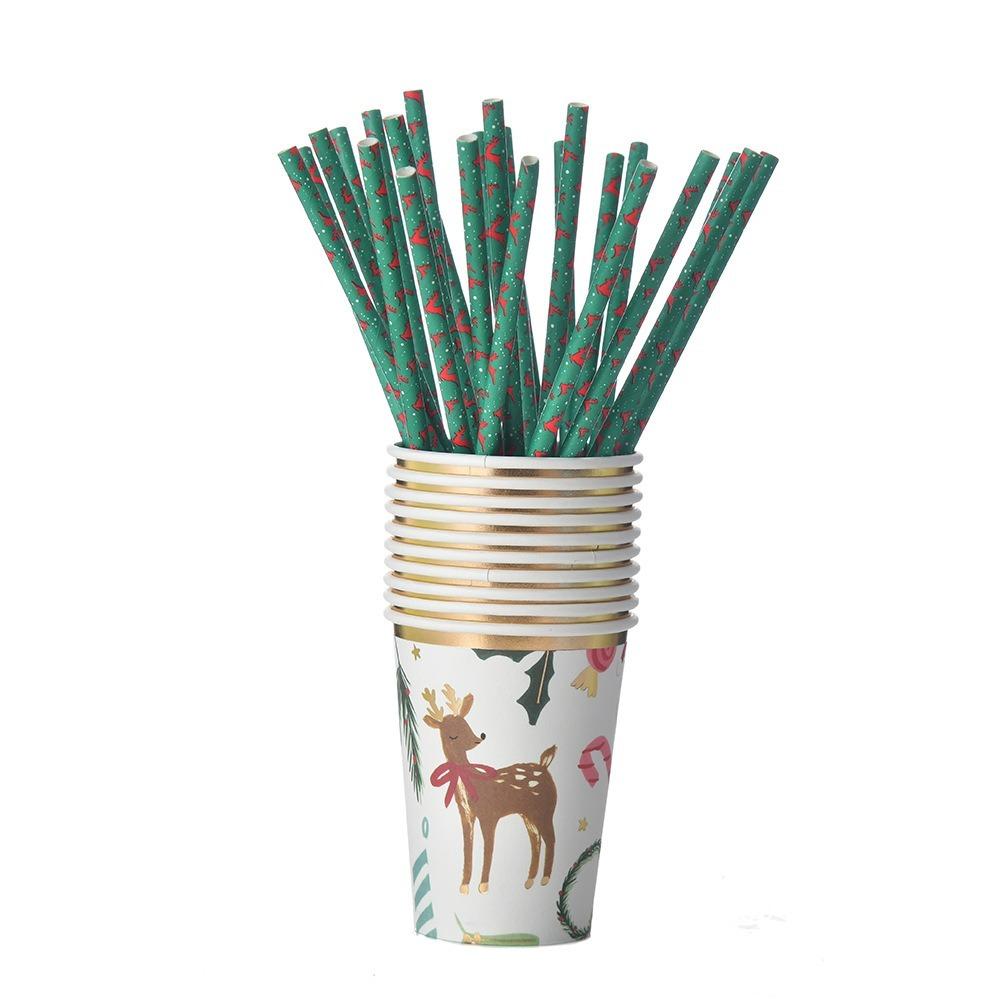 Бронзовый Одноразовая Посуда Сервировка на 10 Бумажная Тарелка Удобная Посуда для Пикника Дети