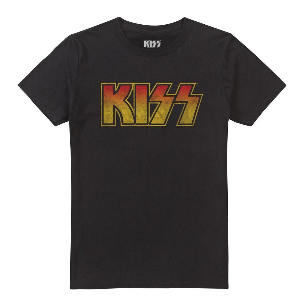 Kiss Unisex Adult Vintage Classic Logo Cotton T-Shirt