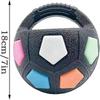 The Mellow Dog Calming Ball, Dog Ball with Handle, Interactive Dog Toy, Durable Dog Toy with Squeaker, Dog Football Toy for Medium Large Dogs, Indestr