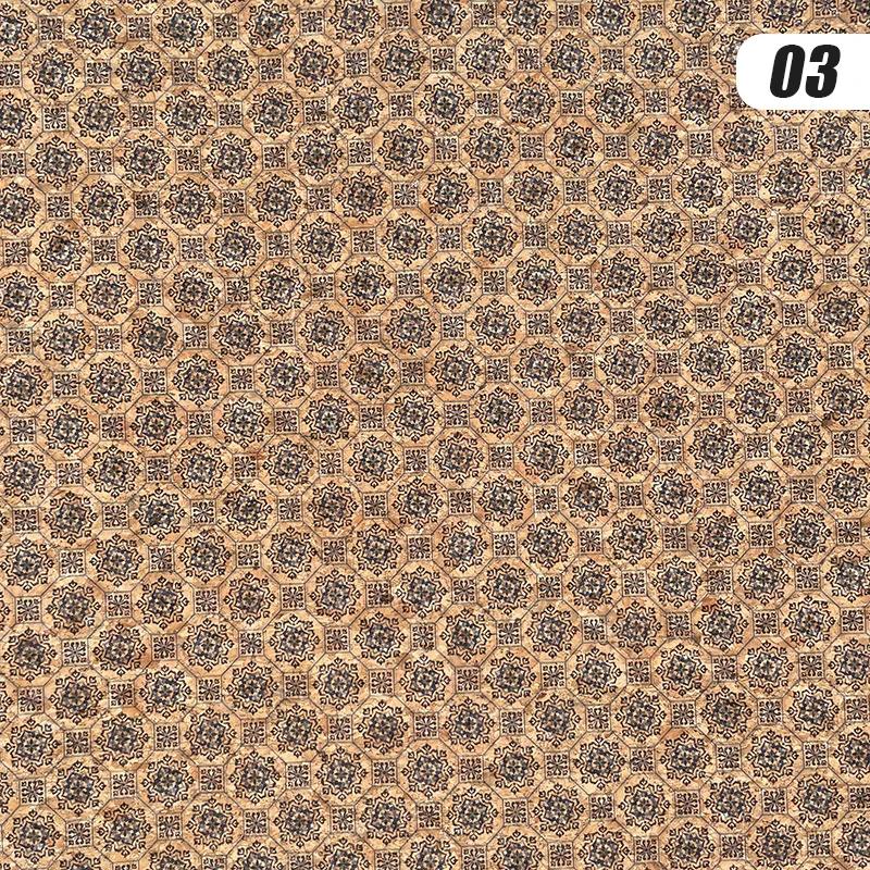 100X135См Принт на пробке Натуральная кожа из пробки Ткань для шитья своими руками Цвет дуба Ткань для дома Диван Автомобиль Сумка Декор Материал с текстурой дерева Ремесло