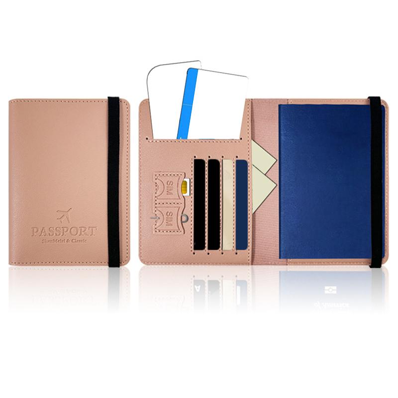 Водонепроницаемый держатель для паспорта, чехол для путешествий, PU кожаный кошелек для кредитных карт, симпатичная книжка для паспорта для женщин/мужчин, обложка для паспорта