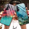 Для Huawei Honor 20 Pro Чехол Роскошный Мраморный Градиентный Жесткий Закаленный Стеклянный Защитный Задний Чехол для huawei honor 10i 20