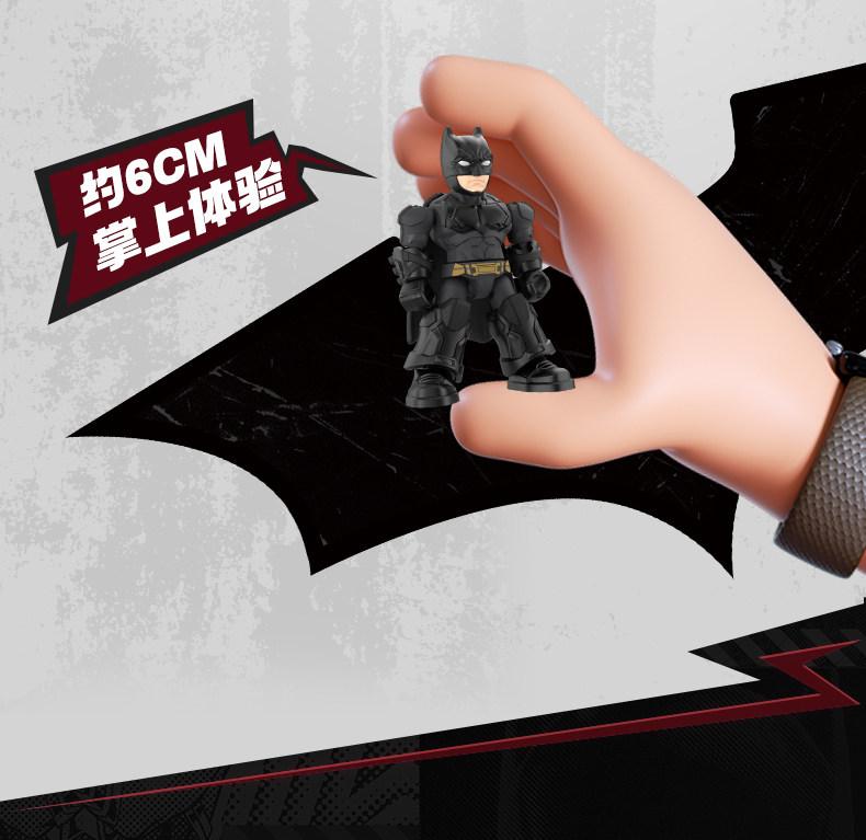 Blokees Оригинальный Dc Defender Версия V01 V02 Лига Справедливости Бэтмен Супермен Степпенвульф Флэш Игрушка Фигурка Модель для сборки