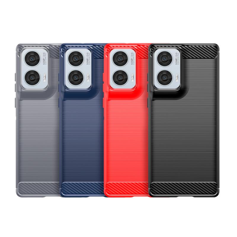 Чехол для Moto G85 Обложка Motorola Moto G85 Capas Новый Бампер для телефона из углеродного волокна Задняя ударопрочная мягкая ТПУ крышка Moto G85 G 85 Fundas