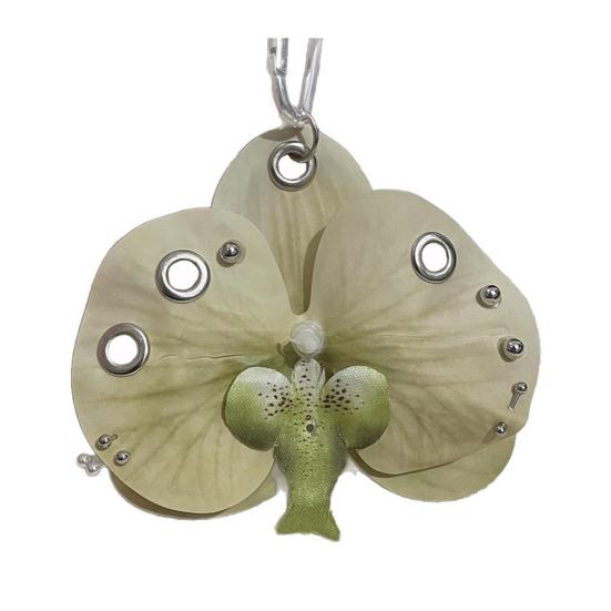 Брелок-подвеска в форме цветка, реалистичный внешний вид, легкий сплав, органайзер для ключей, цветочная декорация для сумки