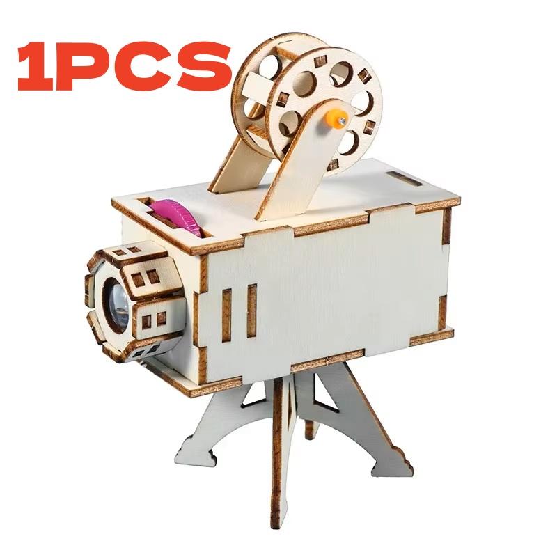 1/3/5/10 шт. Деревянный проектор «Сделай сам», набор для научного эксперимента для детей - Обучающая игрушка-модель по физике, идеальный подарок на день рождения