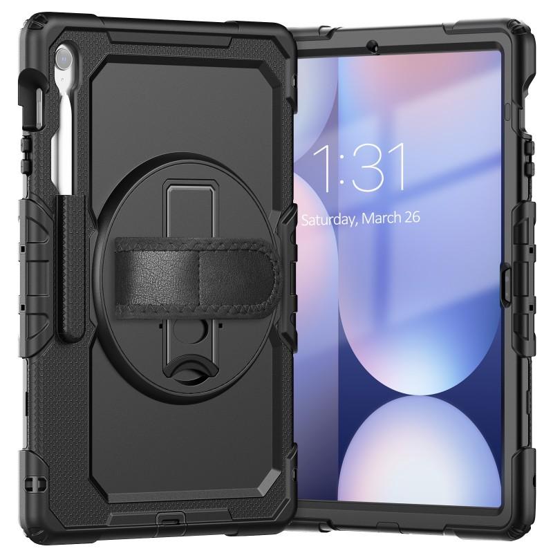 Rotating Stand Case With Wrist Strap IPad Air 11 Inch A16 Shockproof Silicone Cover Kickstand Anti-Slip Scratch