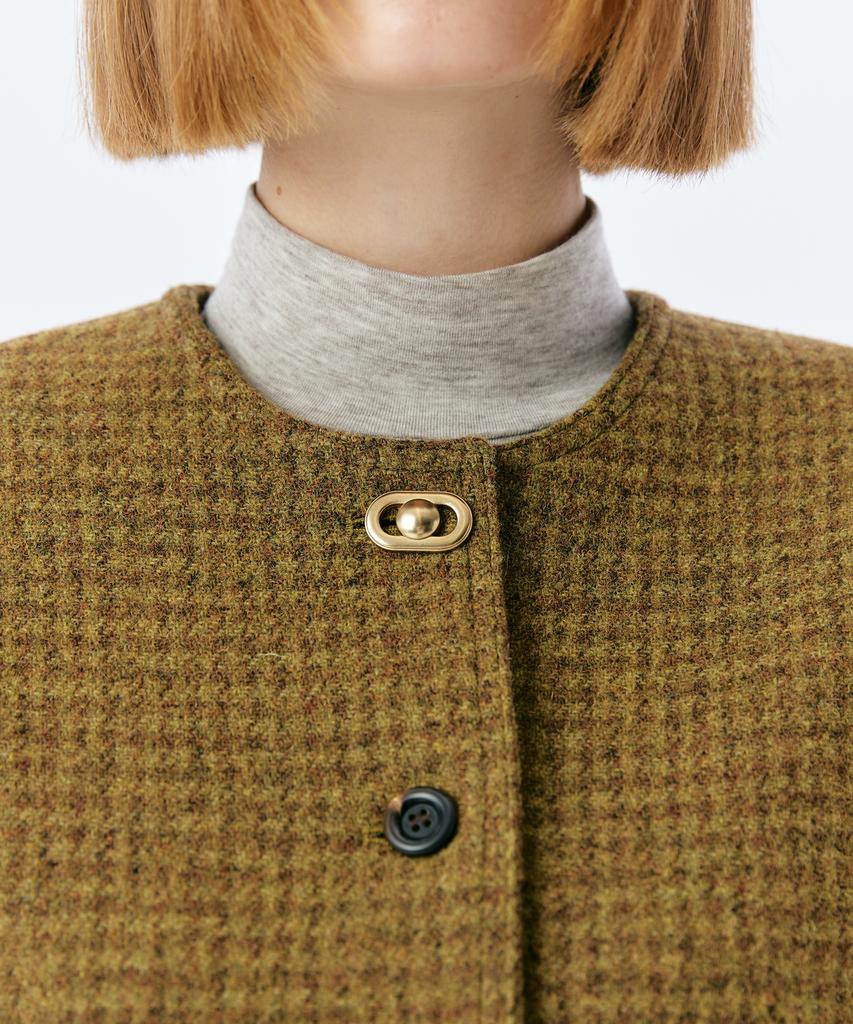 Aeditem Foche Tweed Jacket - Khaki