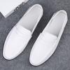 Fashion Summer Man Loafers Wedding Dress White Driving Moccasins Footwear Men Casual Shoes Split Leather Slip On Lightweight Male Shoes
