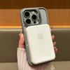 Магнитный металлический кольцевой чехол-протектор для объектива для iPhone 15 12 13 14 11 Pro Max Plus Magsafe с цветным стеклянным объективом, прозрачная крышка