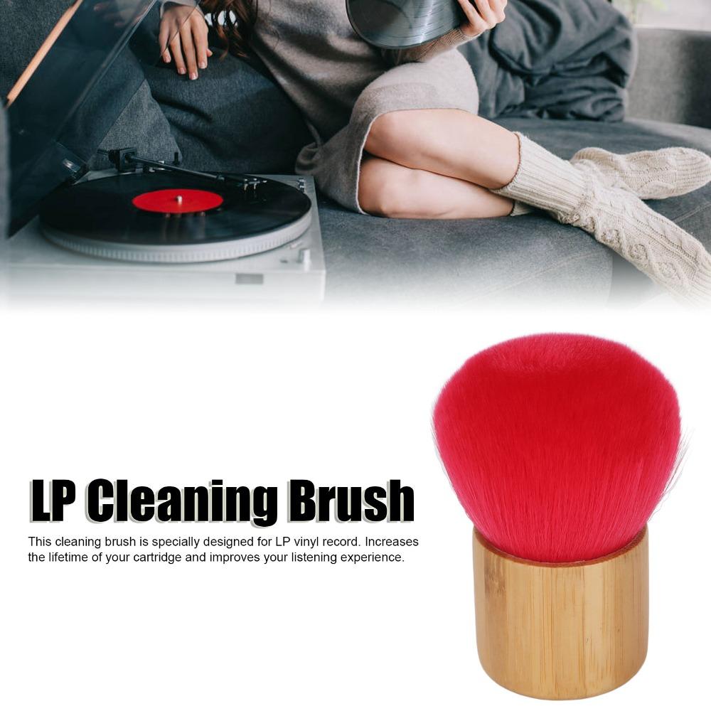 Soft Fiber Turntable Cleaning Kit Anti Static Vinyl Record Cleaner Record Cleaning Brush for Disks