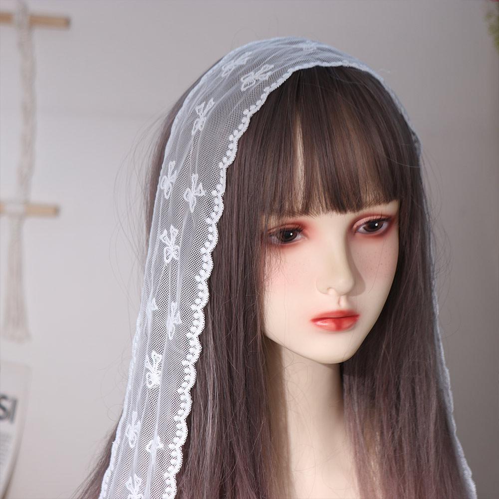 Soft Wrap Sweet Bow Headband Adjustable Ribbon Hair Strap Hair Accessories Lace Hair Scarf Beach