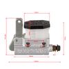 Motorcycle Master Cylinder,Brake Master Cylinder Motorcycle Piston Pump Master Cylinder Clutch Brake Lever Pump for Go Kart Thre