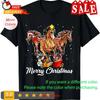 Funny Christmas Horse Reindeers Lights Pajama T Shirt Vintage Fashion Slightly Casual Comfortable Versatile Homme