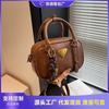 Small Bag Women's Autumn and Winter Retro New Fashion Versatile Shoulder Messenger Bag Work Small Bag
