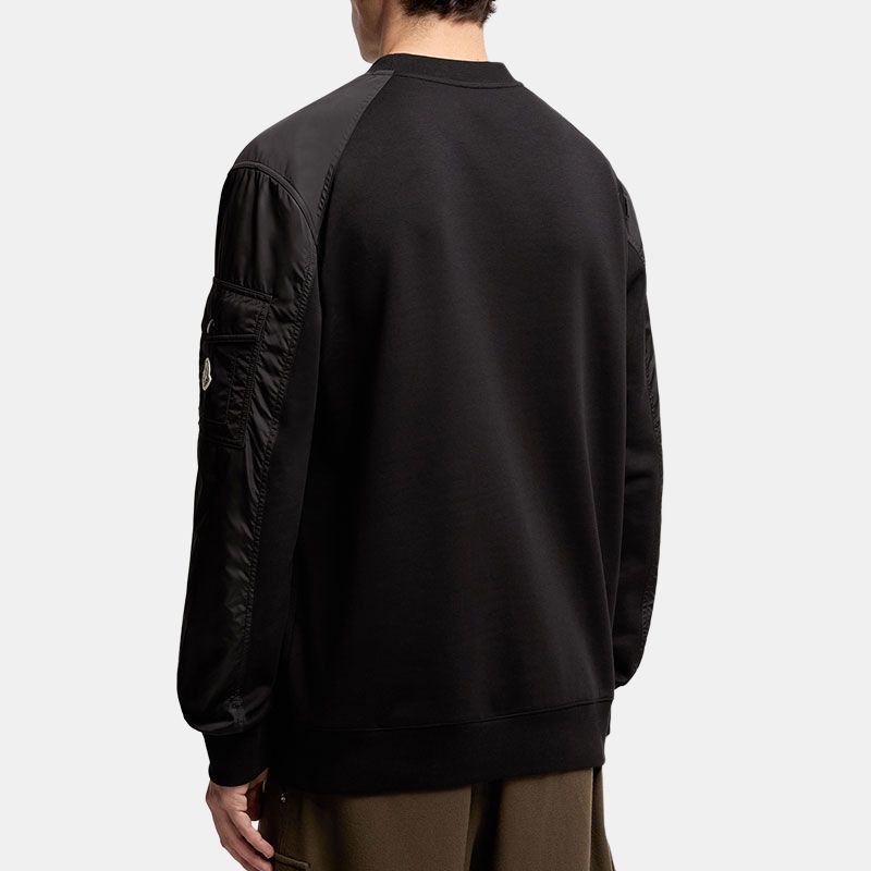 Moncler FW25 Fashion Casual Pocket Long Sleeve Crewneck Sweatshirt Men sweatshirt K2-091-8G00049-89A8F-999