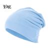 Soft Skin Friendly Daily Casual Hat Slouchy Hip-Hop Hat, Solid Color Chemo Headwear, Breathable Multifunctional Headwear for Travel Lightweight Cancer