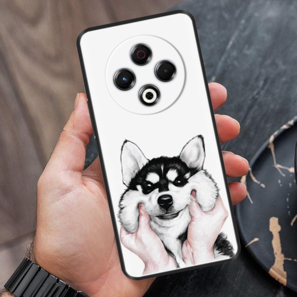 Чехол для Tecno Spark 30 4G KL6 Милый Кот Собака Защита Камеры Мягкая Силиконовая Задняя Крышка Для Tecno Spark 30 4G Раскрашенные Чехлы Capa