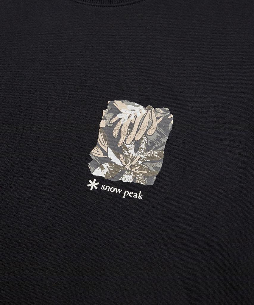 SNOWPEAK APPAREL Толстовка с тропическим принтом (S24Fufht64) черный