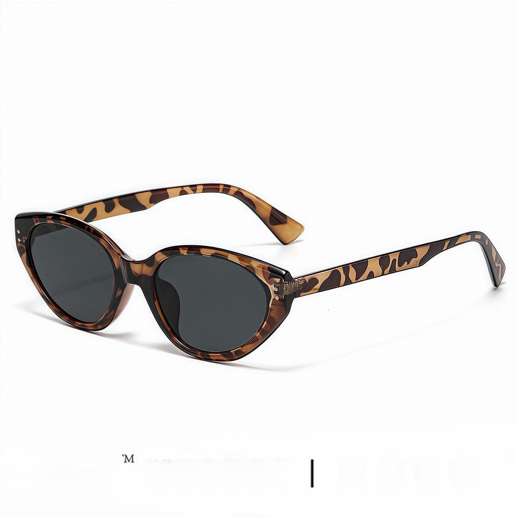 Vintage European Cat Eye Sunglasses With Uv400 Protection For Fashionable Outdoor Wear