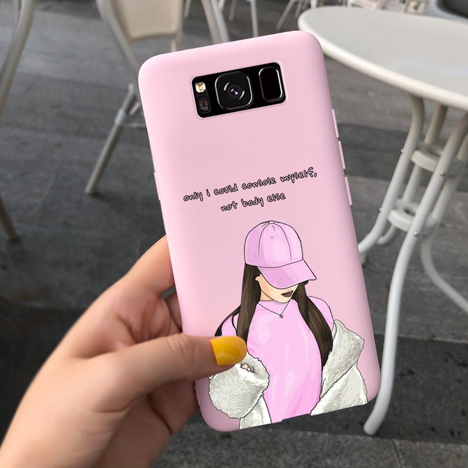 Чехол для Samsung Galaxy S8 Чехол Galaxy S8+ Стильный Подсолнух Красивые Девушки Чехол Для Samsung S8 Plus GalaxyS8 S8+ Мягкие Сумки Чехол