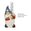 Датчик дождя Gnome Изысканный прочный водостойкий водомер из смолы Украшения Gnome для сада