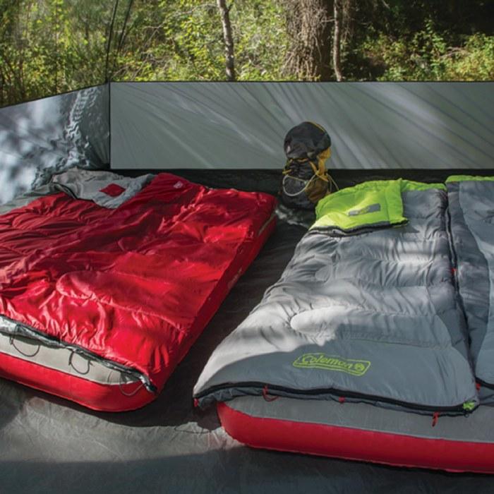 Coleman Palmetto Sleeping Bag (-1.1 to 10°C, up to 180cm) Red, 25.1L x 23.8W cm