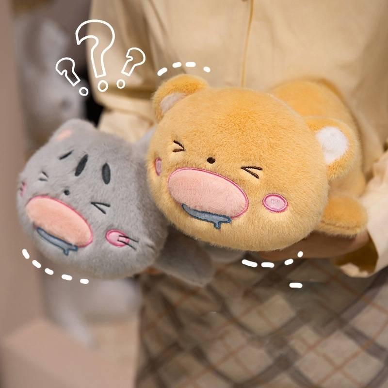 Плюшевая игрушка Свинья Панда Кот Милая Хлопковая Начинка Детское Игровое Время Украшение Спальня