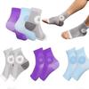 Women's Men's Neuro Socks Foot Pain Relief Soothing Compression Socks Design Purple Elastic Anti-Slip