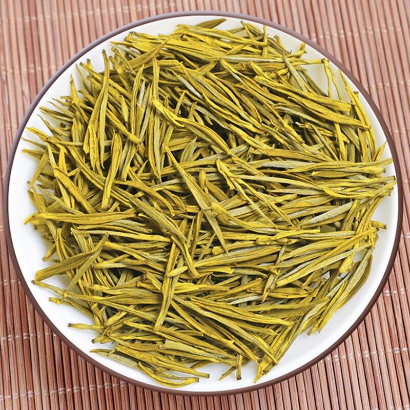 Зеленый чай Хуан Цзинь Я, 2023, с золотым бутоном, нежелтый чай типа Лучжоу с ароматным молоком, подарочная жестяная банка, 250 г