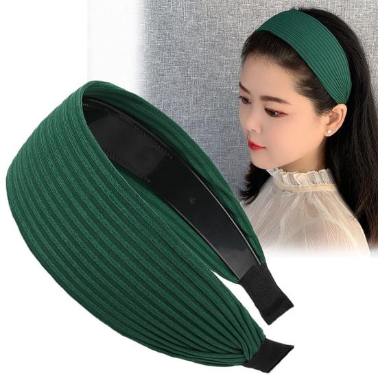 Эластичный обруч для волос, расширенный дизайн, легкая повязка на голову, противоскользящие зубцы, корейский стиль, гибкая повязка для волос, аксессуар для волос