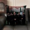 Классический фильм Сопрано Наволочка Натуральный Лен Органическая Ткань Двусторонняя Печать Диван Домашний Декор Подарок Чехол для Подушки