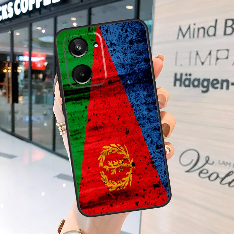 Eritrea Flag Case For Realme GT7 Pro GT6 11 12 13 14 15 Pro Plus C55 C53 C35 C33 C61 C65 C67 C53 C71 C75