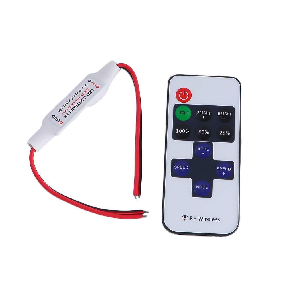12V Dimmer Wireless RF Wireless Remote Switch Switch Controller for LED Strip Light