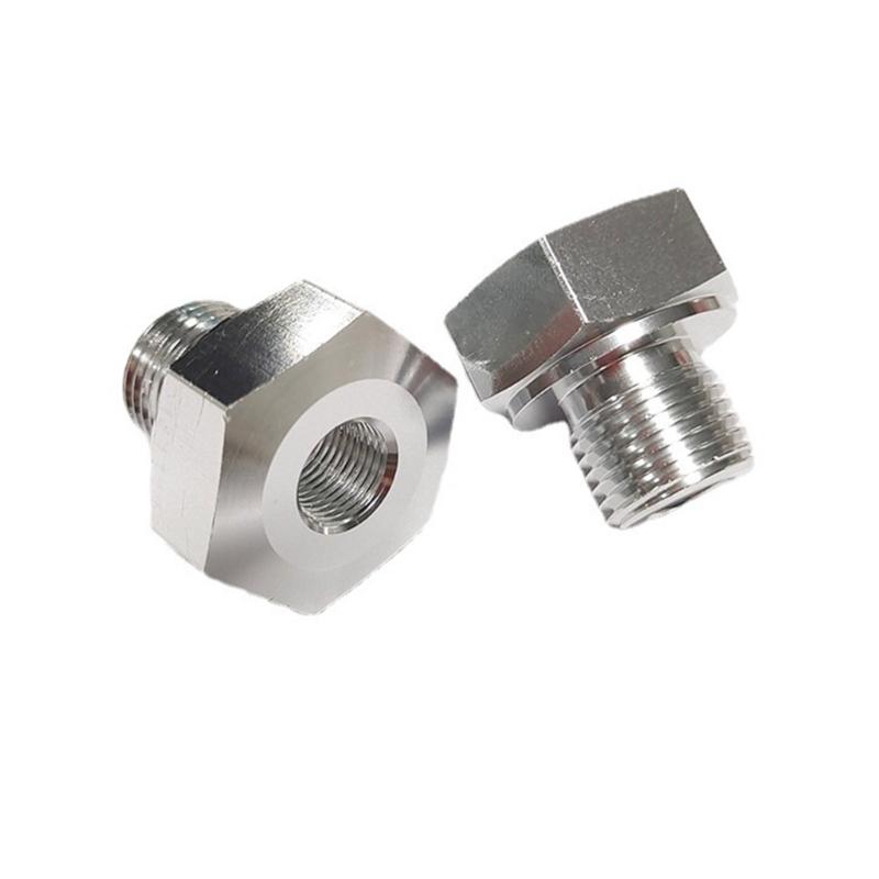 Фитинг для труб из нержавеющей стали Шестигранная заглушка Датчик кислорода O2 Приварная бобышка Резьбовая бобышка M16x1.5 Автоаксессуары с прокладкой