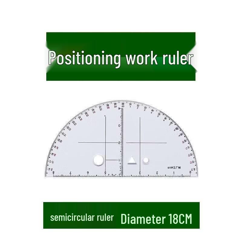 Military Artillery Command Semicircular Ruler