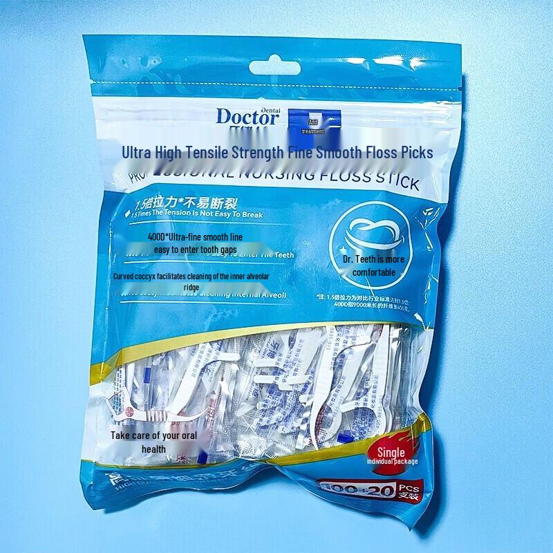 Dr. Tooth Super High Tensile Smooth Dental Floss Picks
