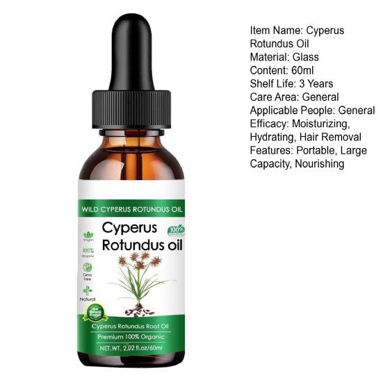 1/2 шт 60 мл масло Cyperus rotundus для мужчин и женщин, средство для удаления волос, уменьшающее количество волос на теле