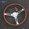 15Inch 380mm Universal Wood Style Sports Steering Wheel JDM Classic Vintage Racing Wood Steering Wheel
