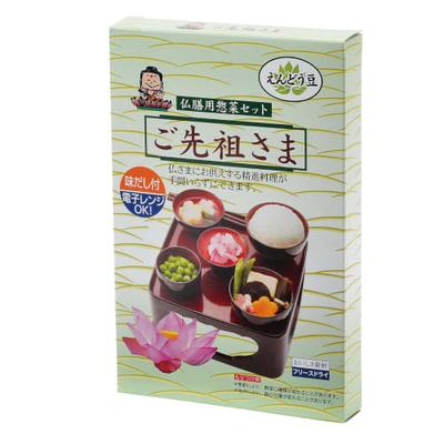 Sunmany Набор сублимированной буддийской кухни для буддийских подношений и трапез, Сделано в Японии. Идеально для Обон, Хиган и повседневных подношений. Современный бутон