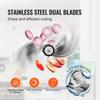 Manual Vegetable Fruit Slicer, 0-0.5"/0-12mm Thickness Adjustable Commercial Slicer Machine, Stainless Steel Food Cutter Slicing Machine with 2 Spare