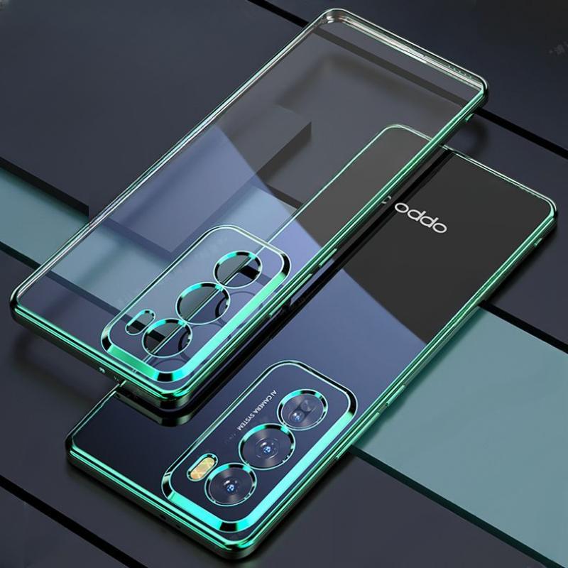 Гальванический чехол для телефона Oppo Reno12 Pro, мягкий силиконовый чехол из ТПУ для OPPO RENO Reno 12 12Pro RENO12, защитный чехол для объектива