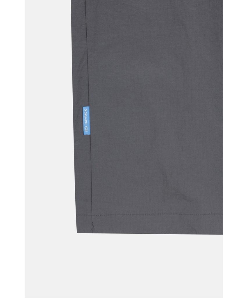 Koolongseupocheu Мужской Daypack Свободная посадка Накладной карман Круглый вырез Короткий рукав Футболка Tltcm26691Dgy