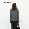 MO&Co. 2025 Spring Cashmere Blend Embroidered Sweater