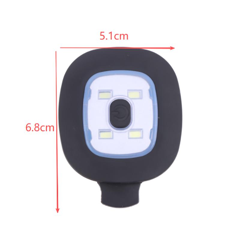 1/2/4 шт. USB-заряжаемый фонарь для светодиодной шапки, сменная налобная фара, крышка, DIY-фонарь для шапки для активного отдыха, велоспорта