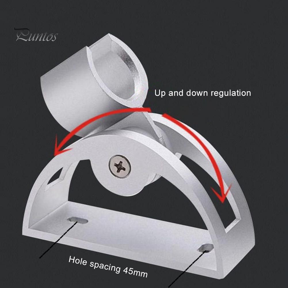 Puntos Home Bathroom Алюминиевый настенный держатель для душевой головки с креплением