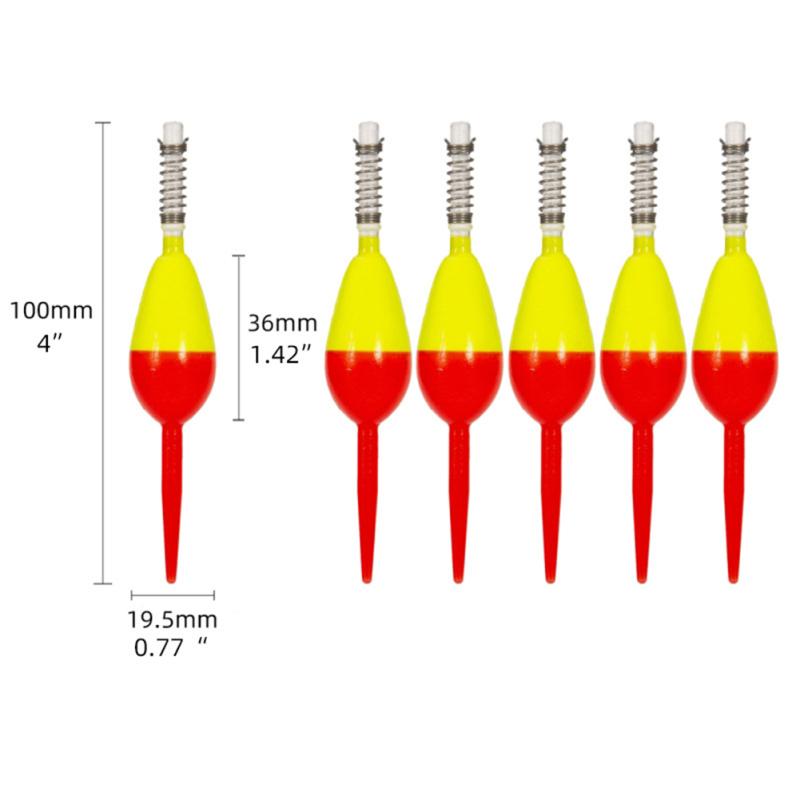 Fishing  Floats Eye-catching Thickened Vertical Buoys Oval Float For Sea Fishing