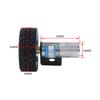 65/85mm DIY Smart Remote Car Motor Kit Diy Set Tracking Rubber Red&Blue Wheel 6V 12V 24V DC Gear Motor Low Speed Motor